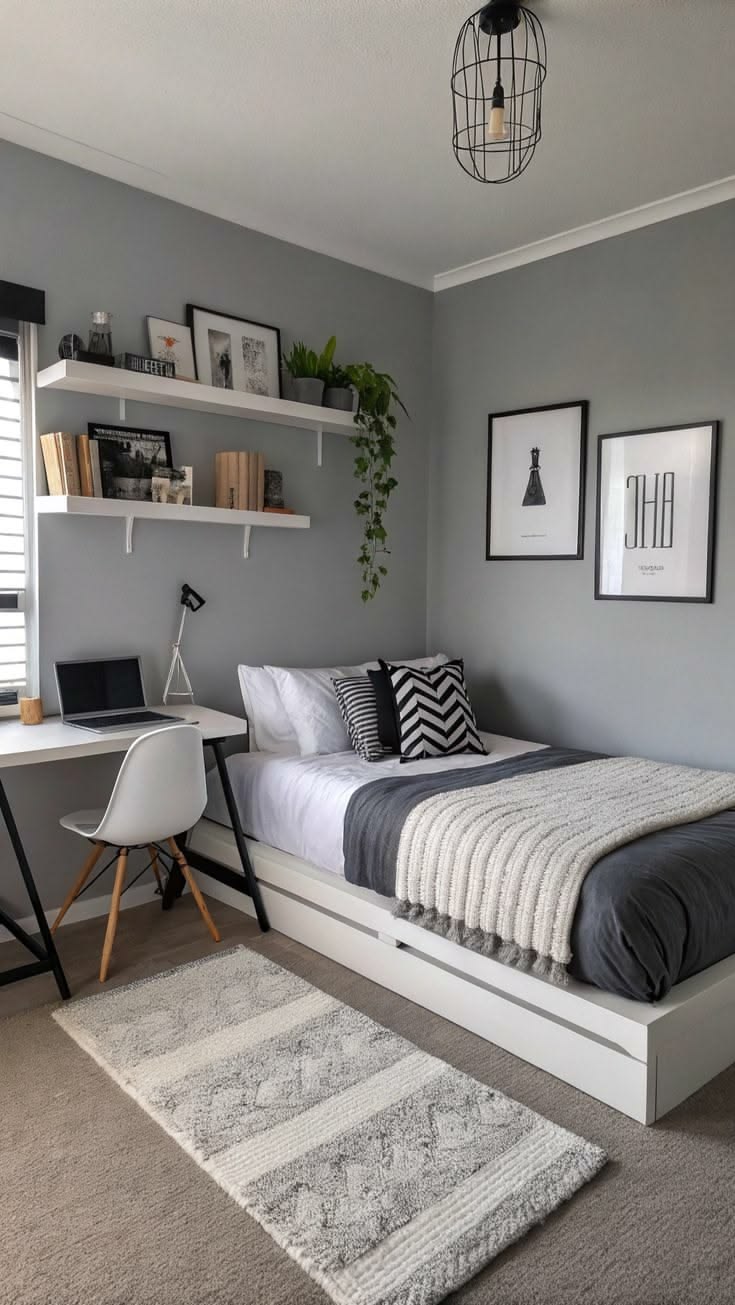 Minimalist bedroom style