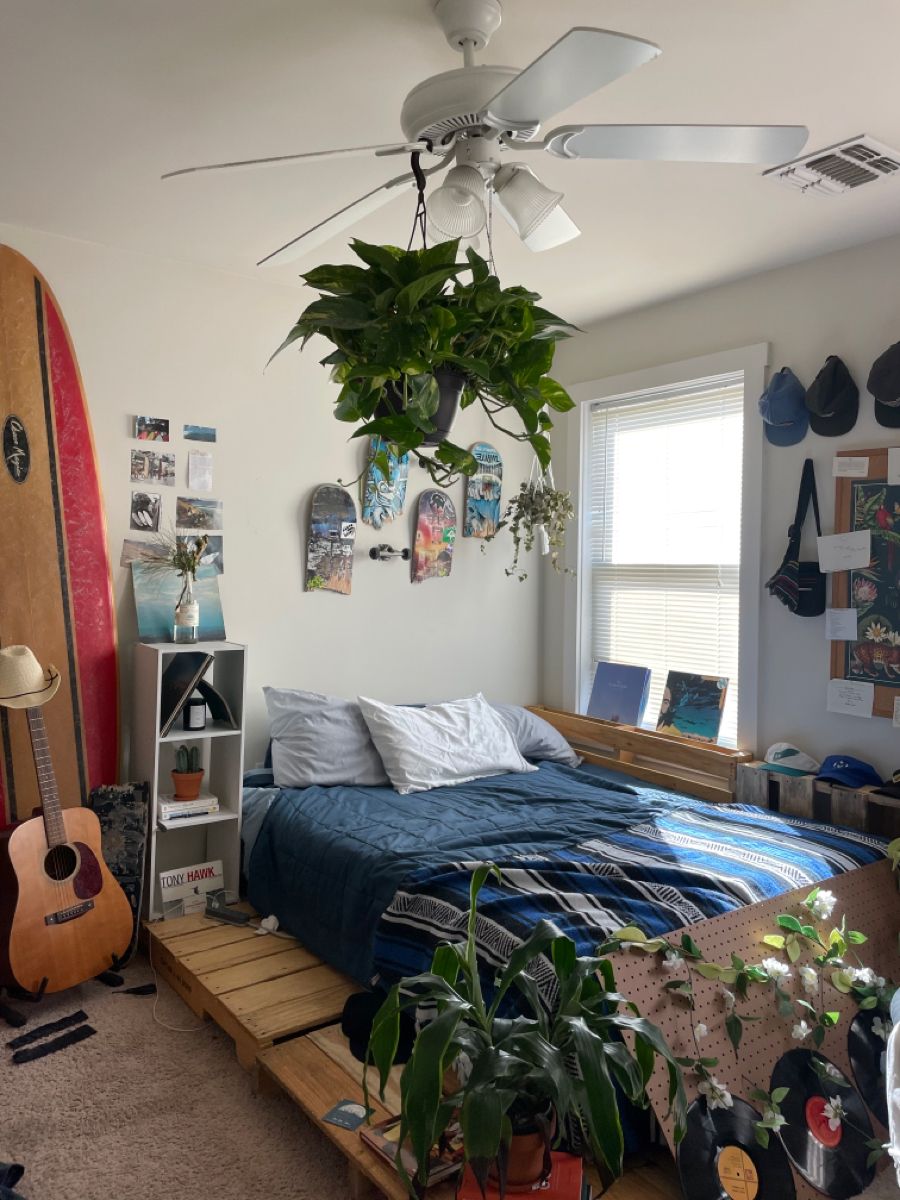 Surf / Coastal bedroom moodboard